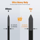 Thumbnail 4 de Fascette Plastica Nere 300×7,6 mm 100 pezzi, resistenza 75 kg 🧰