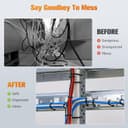 Thumbnail 5 de Fascette Plastica Nere 300×7,6 mm 100 pezzi, resistenza 75 kg 🧰