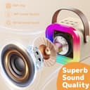 Thumbnail 3 de Fede Karaoke per bambini con 2 microfoni Bluetooth, età 3–12 anni 🎤