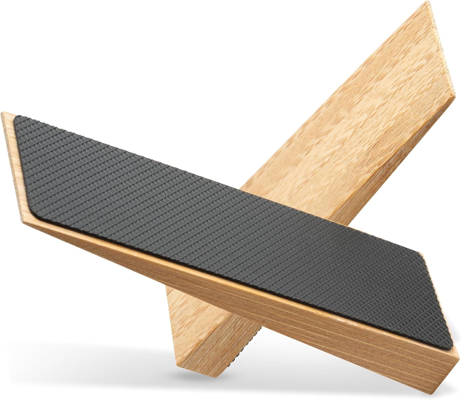 Set 2 fermaporta in bambù antiscivolo per pavimento 🪵