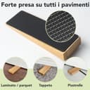 Thumbnail 2 de Set 2 fermaporta in bambù antiscivolo per pavimento 🪵