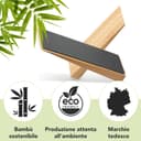 Thumbnail 4 de Set 2 fermaporta in bambù antiscivolo per pavimento 🪵