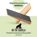 Thumbnail 6 de Set 2 fermaporta in bambù antiscivolo per pavimento 🪵