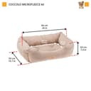 Thumbnail 1 de Ferplast COCCOLO Microfleece cuscino per cane e gatto 66×50×20 cm 🐶