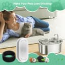 Thumbnail 6 de Filtri di ricambio per fontana gatti 3,2L – 4 carbone + 4 schiuma 🐾