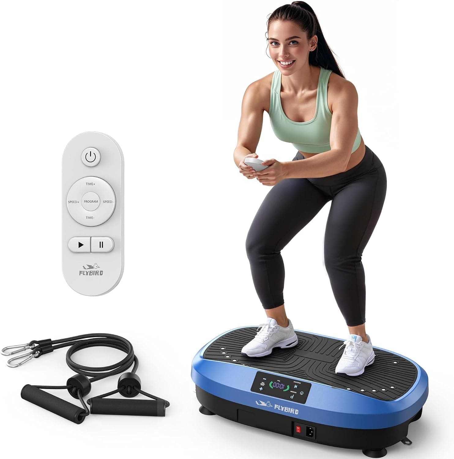 FLYBIRD Piastra vibrante per tutto il corpo, drenaggio linfatico 🏋️