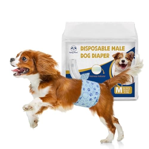 Flying Paws Pannolini per cani M, 52 pezzi 🐶