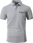 Thumbnail principal de geeksport Polo uomo manica corta slim fit con tasca 👕