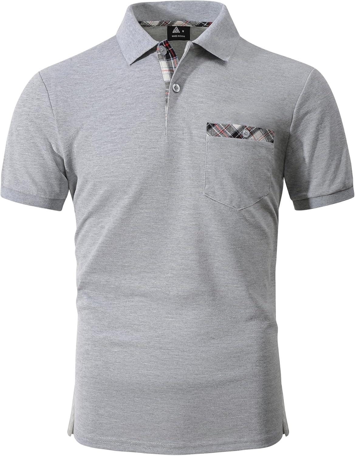geeksport Polo uomo manica corta slim fit con tasca 👕