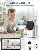 Thumbnail 2 de GHB Baby Monitor 5" con telecamera rotante 350° e audio 🎥