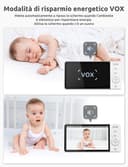 Thumbnail 6 de GHB Baby Monitor 5" con telecamera rotante 350° e audio 🎥