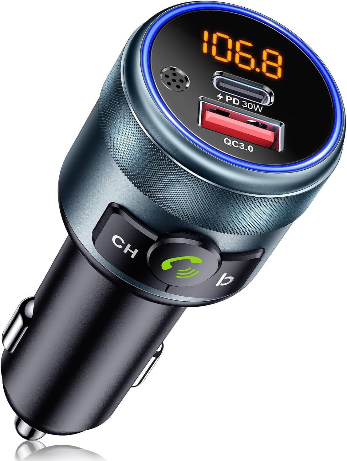 GizmoVine Trasmettitore FM per auto con Bluetooth 5.3 🚗