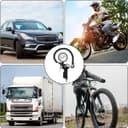 Thumbnail 6 de GLOSKIN Manometro pressione pneumatici 220 PSI ⛽