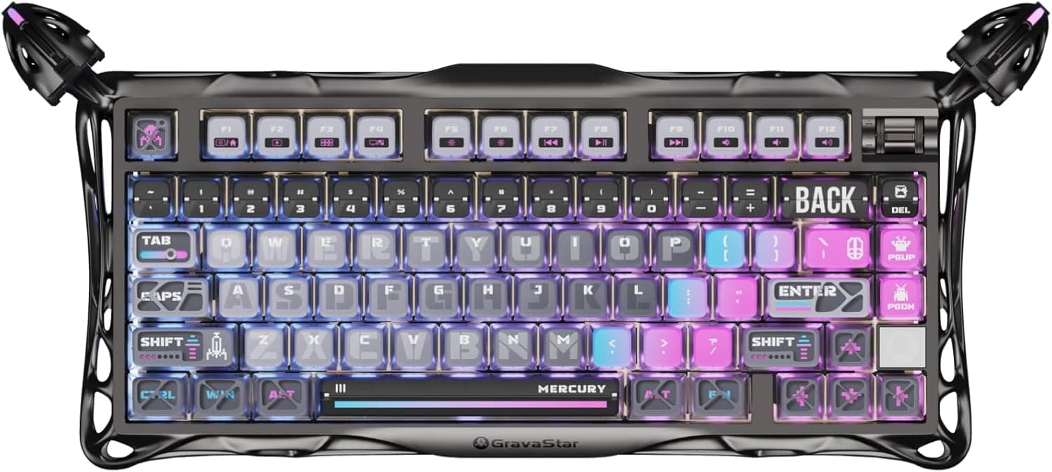 GravaStar Mercury K1 Pro tastiera meccanica wireless 75% ⌨️