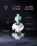 Thumbnail 5 de GravaStar Mercury K1 Pro tastiera meccanica wireless 75% ⌨️