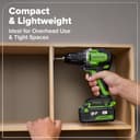 Thumbnail 6 de Greenworks DD590 Trapano a percussione 90 Nm 🔧