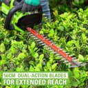 Thumbnail 3 de Greenworks GD24HT61 Tagliasiepi 24V, lama 61 cm ✂️