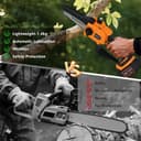 Thumbnail 5 de Grenintol Mini Motosega a Batteria 6" 6000mAh, 1000W per giardino 🪚