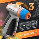 Thumbnail 1 de GRÜNTEK Pistola da giardino in metallo regolabile 🌿