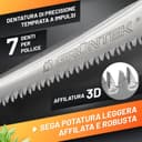 Thumbnail 1 de GRÜNTEK Seghetto per legno e potatura 300 mm 🪚