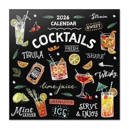 Grupo Erik Calendario da muro 2026 ricette cocktail 30x30 cm 📅