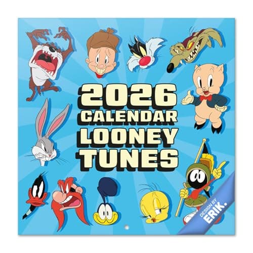 Grupo Erik Calendario da muro Looney Tunes 2026, 30x30 cm 📅