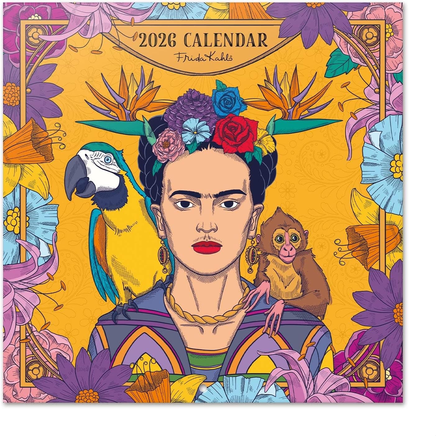 Grupo Erik Calendario Frida Kahlo 2026 mensile 30×30 cm 📅