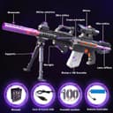 Thumbnail 1 de HAUTIK Pistola giocattolo da cecchino con 100 freccette 🎯