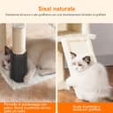 Thumbnail 2 de Heybly HCT005SM albero per gatti con nido e tiragraffi 🐱