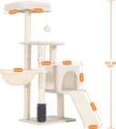 Thumbnail 6 de Heybly HCT005SM albero per gatti con nido e tiragraffi 🐱