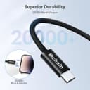 Thumbnail 2 de Hichain Cavo USB‑C 65W ricarica veloce 1,8 m 📱