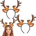 Thumbnail principal de Hifot Corna di renna cerchietto natalizio per bambini e adulti 🎭