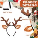 Thumbnail 4 de Hifot Corna di renna cerchietto natalizio per bambini e adulti 🎭