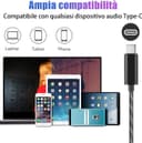 Thumbnail 6 de HOISTAC Cuffie USB‑C in ear con microfono (Oro Nero) 🎧