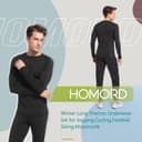 Thumbnail 3 de Homord Intimo termico uomo completo manica lunga per sport 🩲