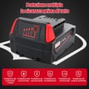 Thumbnail 1 de HTongD Batteria 18V 3Ah per Milwaukee M18 🔋