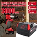 Thumbnail 3 de HTongD Batteria 18V 3Ah per Milwaukee M18 🔋