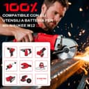 Thumbnail 1 de HTongD Batteria ricambio Milwaukee M12 3,0 Ah 🔋