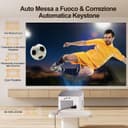 Thumbnail 3 de HY350MAX Mini proiettore portatile 1080P con Android 14 e Wi‑Fi 6 📺