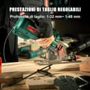 Thumbnail 4 de HYCHIKA Sega circolare 750W per legno, metallo e piastrelle 📐