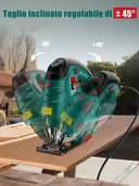 Thumbnail 2 de HYCHIKA Seghetto alternativo 800W 110 mm di taglio 🛠️