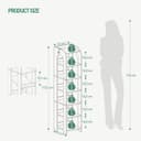 Thumbnail 1 de Hzuaneri SR12303X Scarpiera stretta 7 livelli 29×25×116 cm 👟