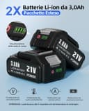 Thumbnail 1 de Idropulitrice a batteria 65Bar 6‑in‑1 con 2×3Ah batteria 🧰