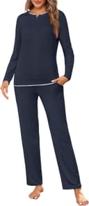 Thumbnail principal de Jahetuul Pigiama donna lungo in cotone, taglia S–3XL 👚