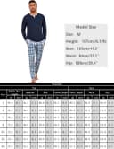 Thumbnail 5 de Jahetuul Pigiama uomo invernale caldo 2 pezzi 🎽