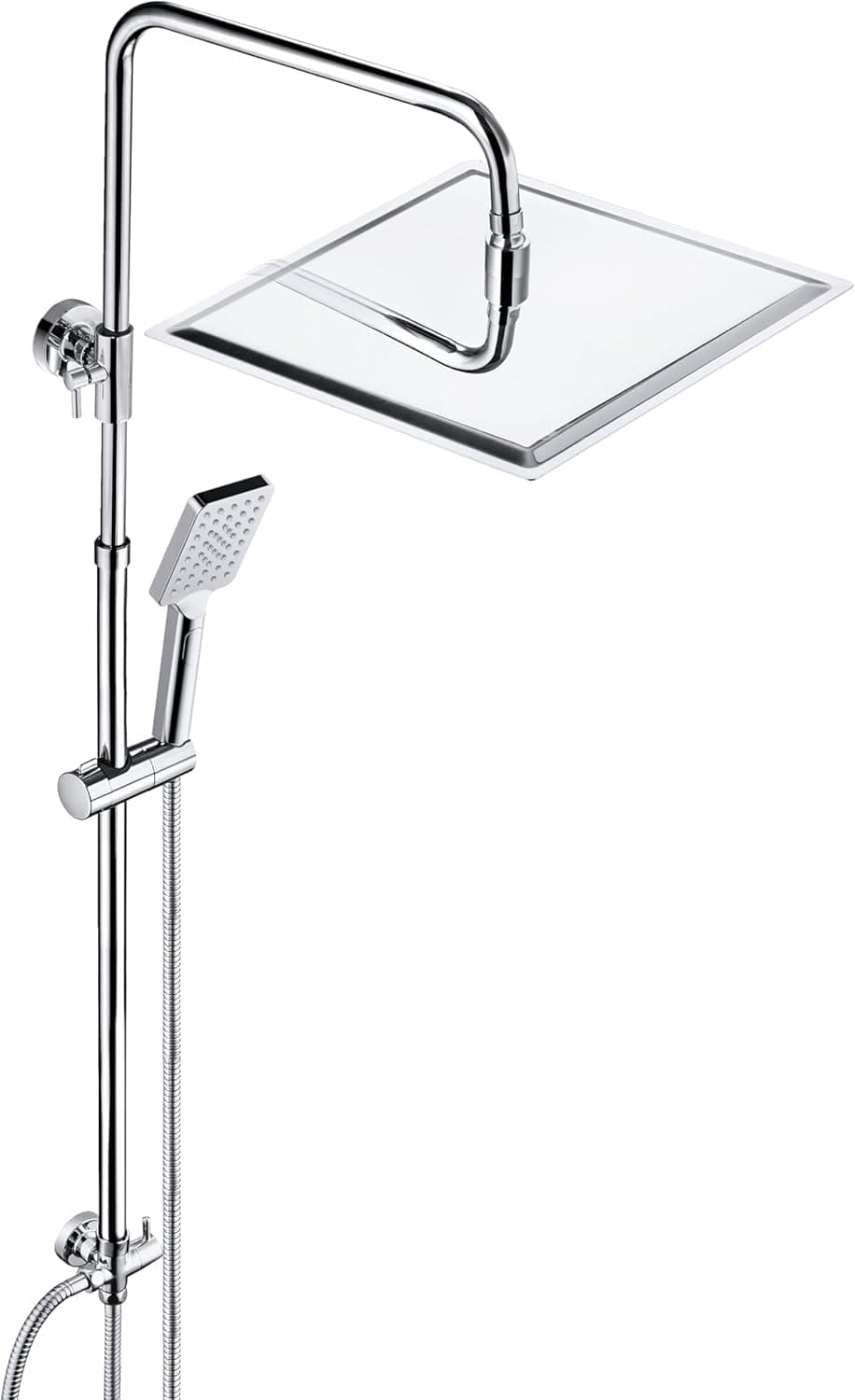 JOHO 304 Colonna doccia in acciaio inox 304 con soffione 30×30 cm 🚿