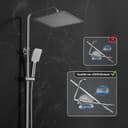 Thumbnail 3 de JOHO 304 Colonna doccia in acciaio inox 304 con soffione 30×30 cm 🚿