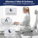 Thumbnail 6 de Juspota Cuscino Ortopedico per Sedia memory foam 1️⃣🪑