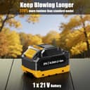 Thumbnail 2 de JYGMPRO Soffiatore a batteria 21V, 4,0 Ah, 3 velocità 🍃