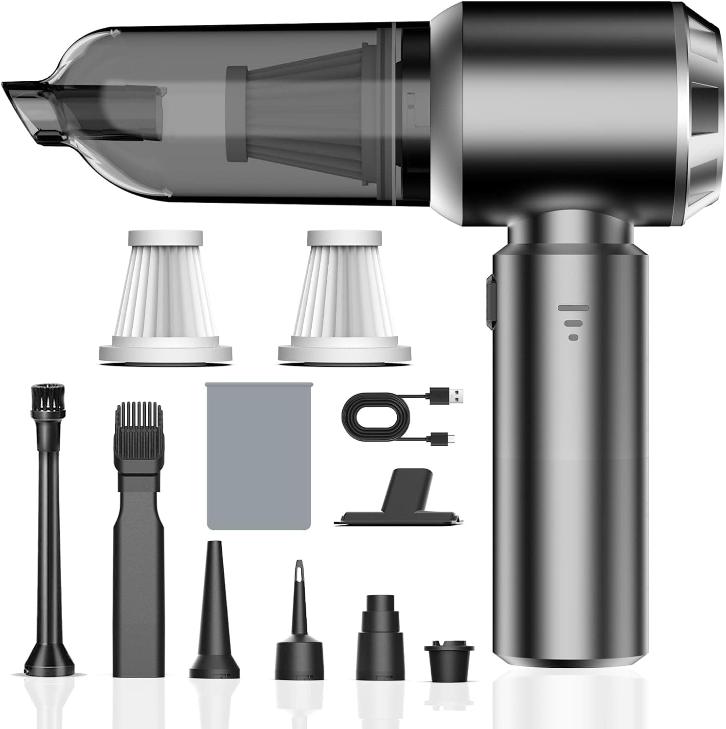 Kedifoai Aspirabriciole Senza Fili 26000Pa A mano per auto e casa 🧹